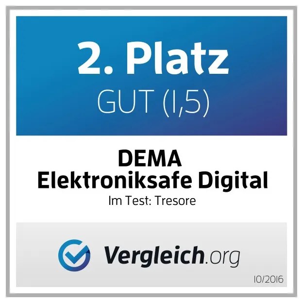 DEMA Nábytkový digitálny trezor 65 L 35x36x52 cm