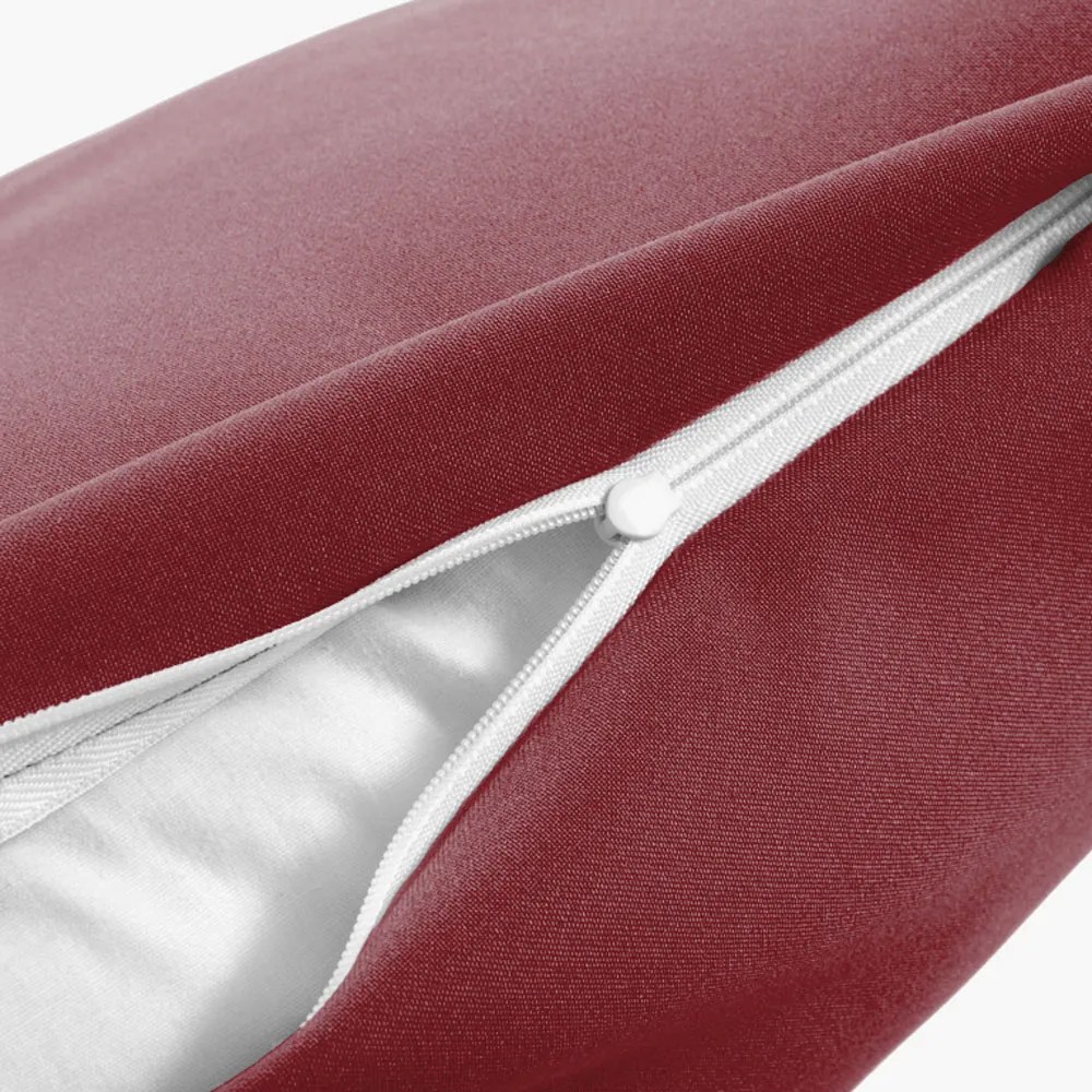 Biante Dekoračná obliečka na vankúš Rongo RG-097 Bordó 40 x 60 cm