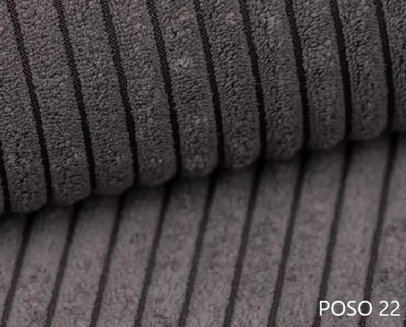 Rohová sedačka Baria (P) (tmavosivá). Akcia -20%. Vlastná spoľahlivá doprava až k Vám domov. 1133092