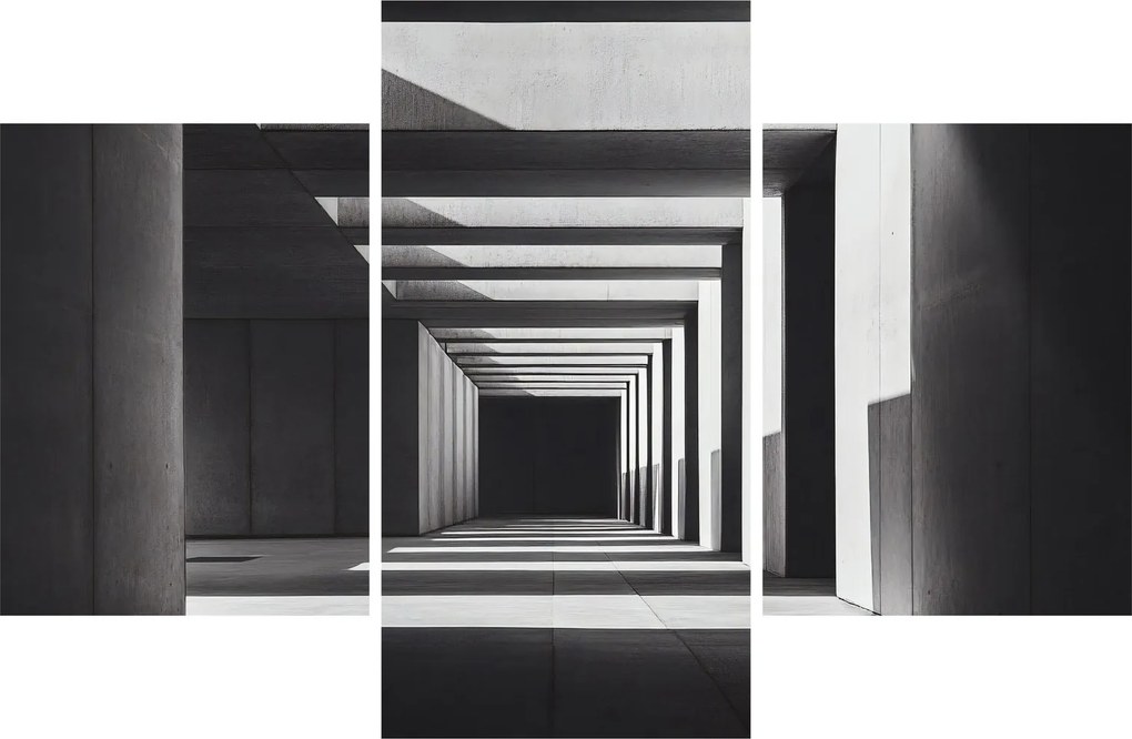Obraz - Štvorcový tunel (90x60 cm)