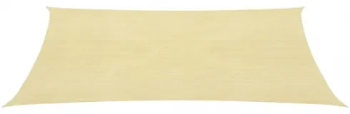 vidaXL Tieniaca plachta 160 g/m² béžová 2x3,5 m HDPE-