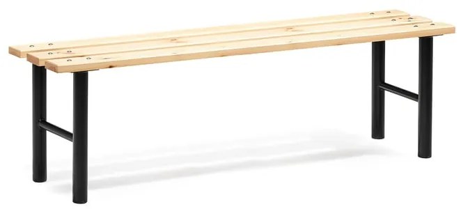 Šatňová lavička STADIUM, 1500 mm, borovica