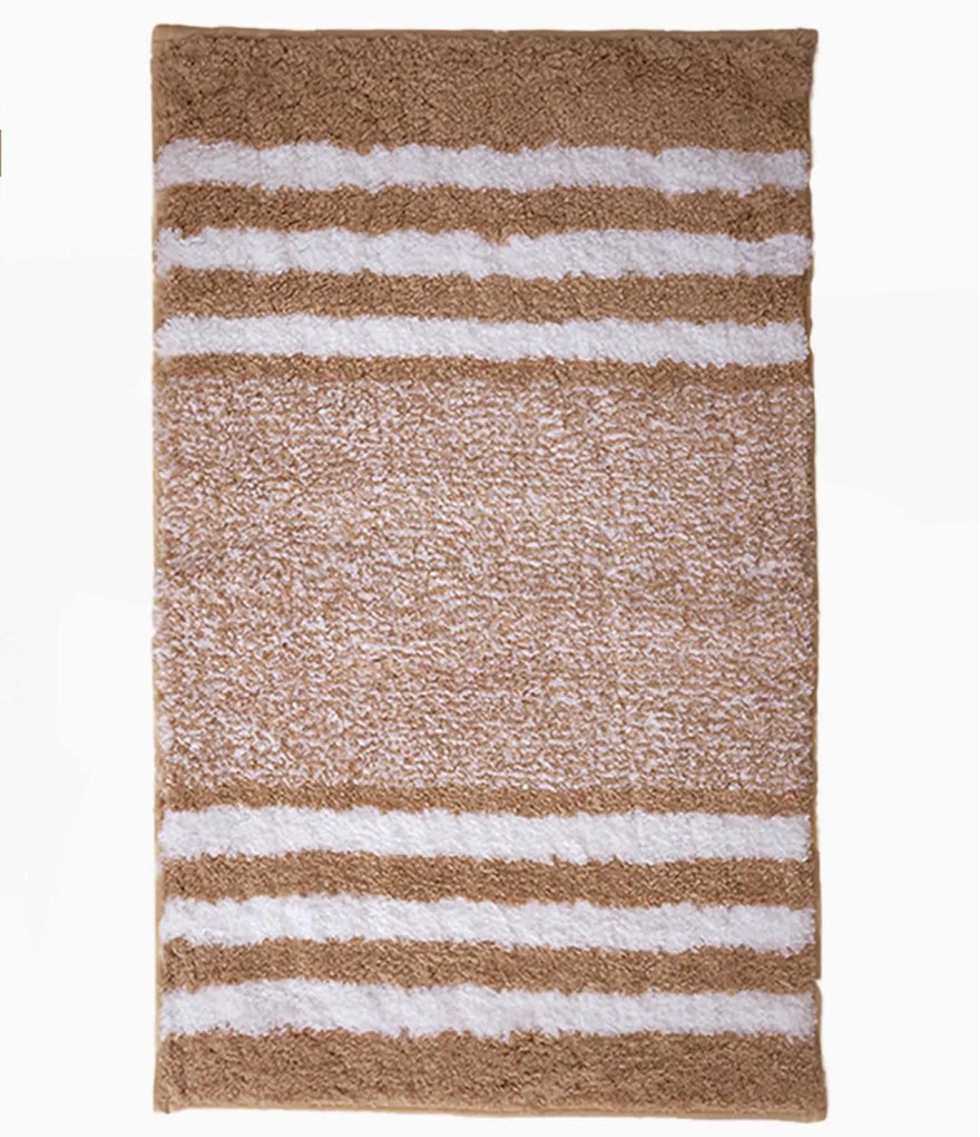 Kúpeľňová predložka 50×80 cm - Ella svetlohnedá