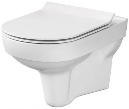 Cersanit City, toaletné antibakteriálne sedátko z duroplastu, biela, K98-0134