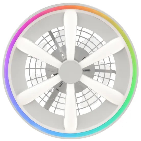 Brilliant - LED RGBW Stropný ventilátor so svetlom GAIANO LED/48W/230V biela + DO