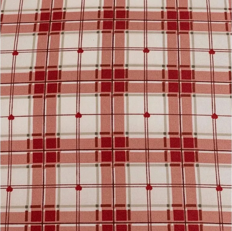 Flanelové obliečky TARTAN HEART farebné Rozmer obliečky: 2 ks 70 x 90 cm | 200 x 220 cm