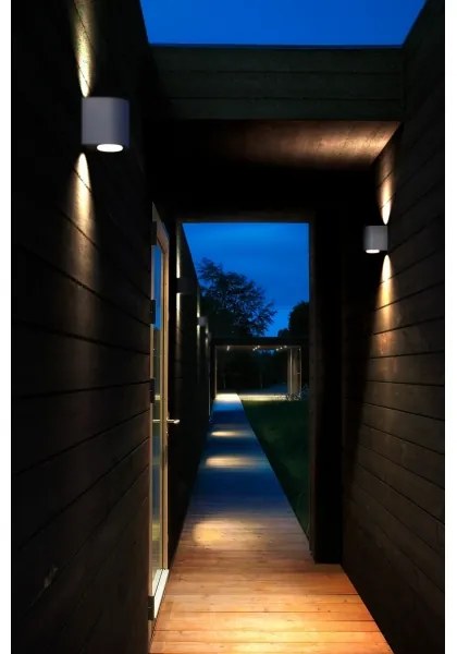 Nordlux - LED vonkajšie nástenné svietidlo CANTO 2xLED/5,5W/230V IP44 sivá