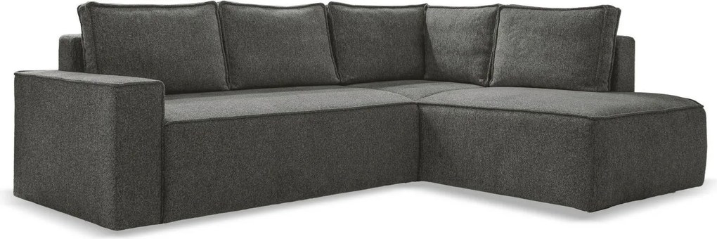 XXXLutz ROHOVÁ SEDAČKA, textil, tmavosivá MID.YOU - Sedačky - 001454003612