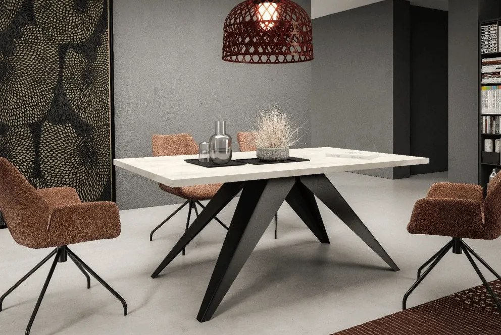 Rozkladací jedálenský stôl MASON Rozmer stola: rozmer 140cm