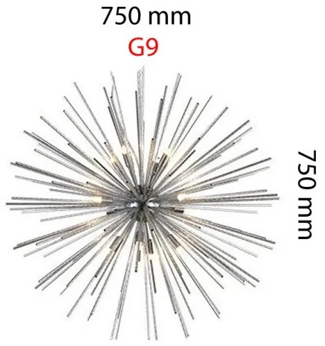 Azzardo AZ2119 - Dizajnové tienidlo k lustru G9 pr. 750mm