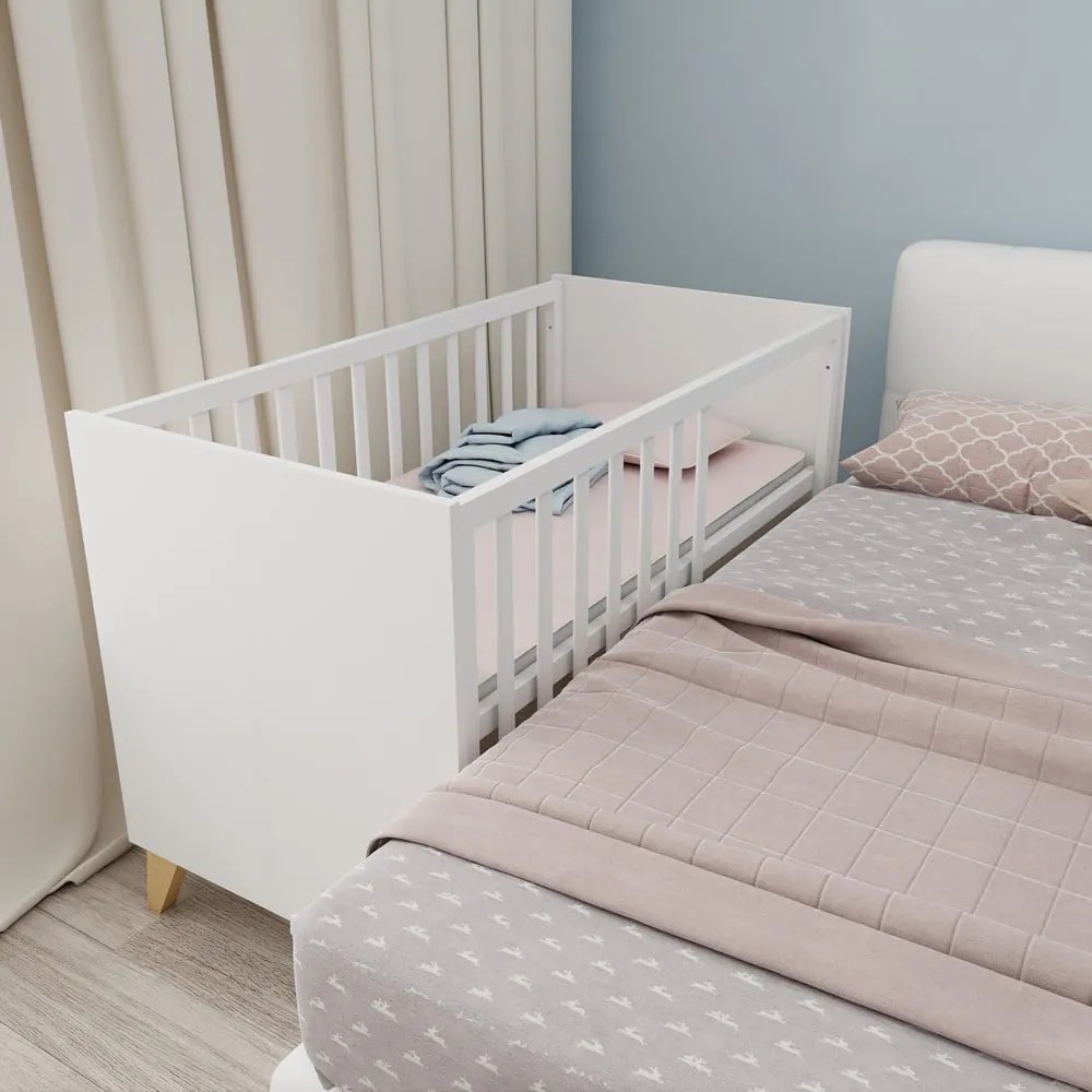 Biela postieľka 60x120 cm Léon – Roba