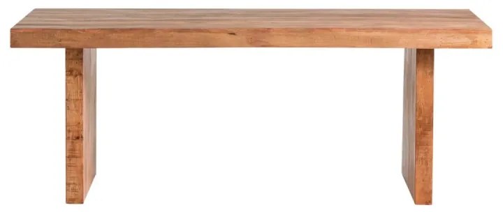 furniture-nabytek.cz - Masívny jedálenský stôl Country z mangového dreva, lakovaný, hnedý – 200×100 cm