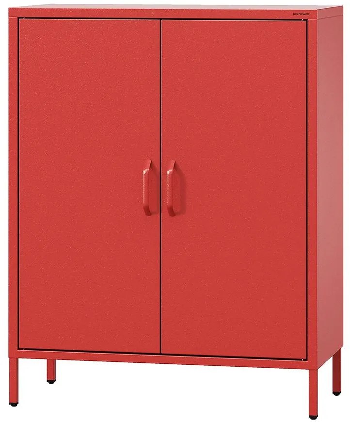Komoda Kovová Vito Modern Red