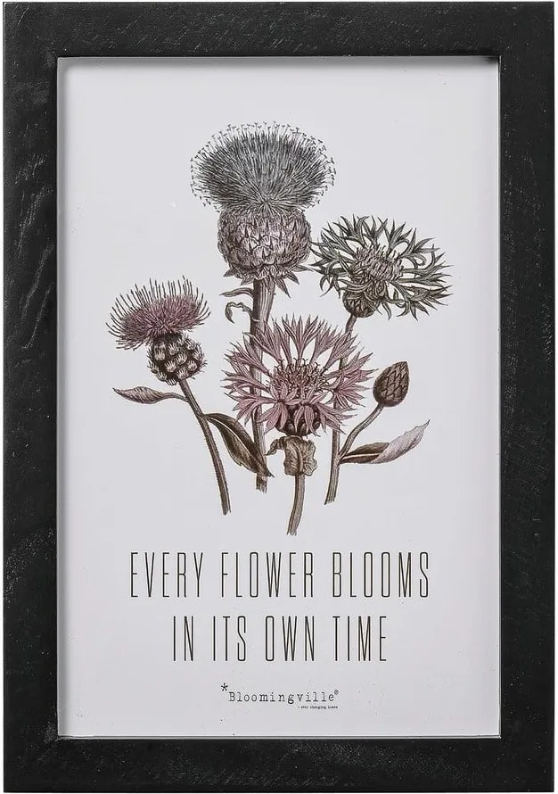 Obraz Bloomingville Lovely Flower Blooms, 30 × 20 cm