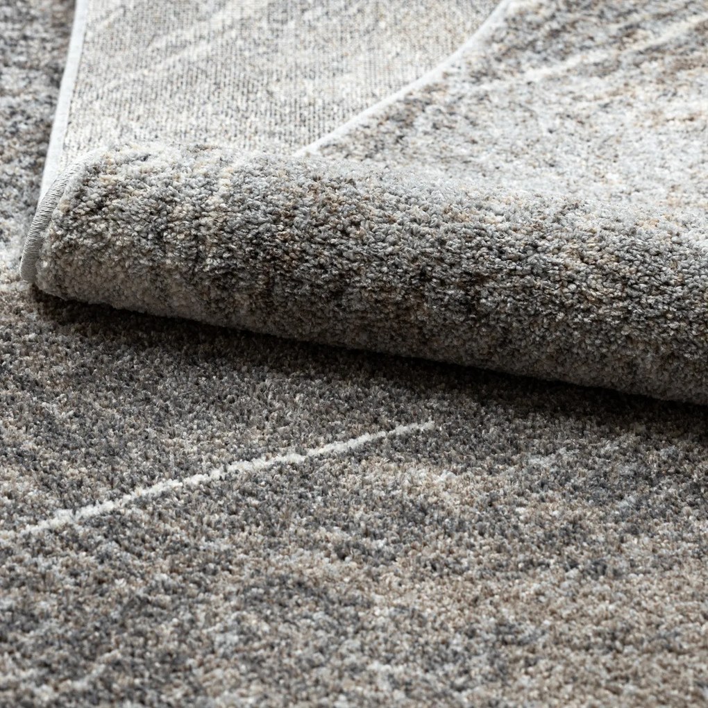 Kusový koberec Fusion 9617 dark grey/brown, 160x220, šedá, kancelária, Dywany Łuszczów