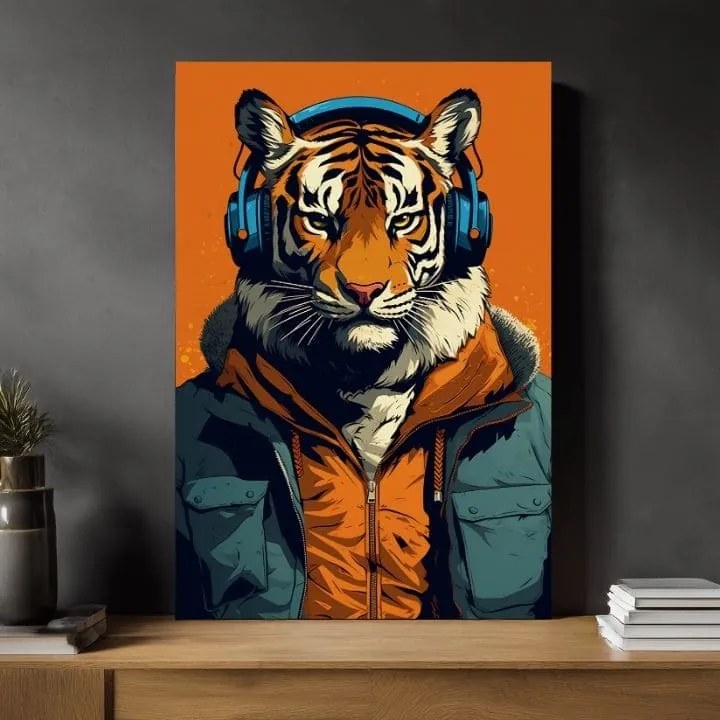 Obraz Tiger Vibes | Talianske plátno