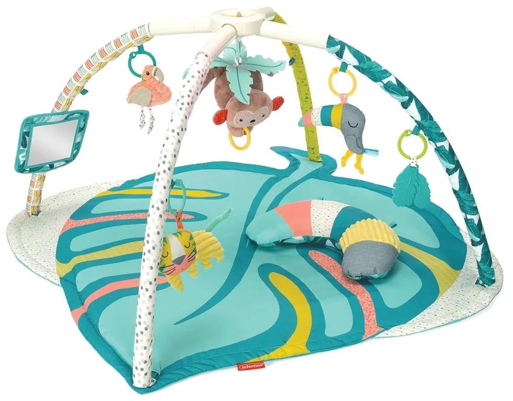 Infantino Hracia deka s hrazdou 4v1 Twist & Fold Zoo