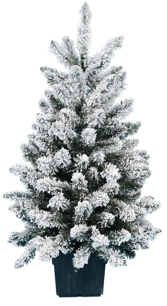 Umelý vianočný stromček Mini Jedlička Zasnežená 90cm