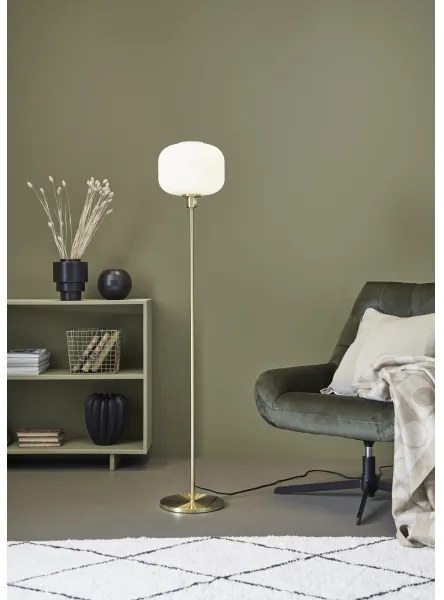 Markslöjd 108054 - Stojacia lampa SOBER 1xE27/40W/230V mosadz