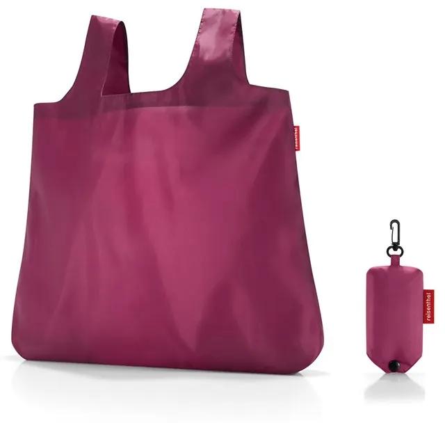 Skladacia taška Mini Maxi Shopper damson, Reisenthel, vodeodolný polyester, 45x53,5x7 cm, AO4055