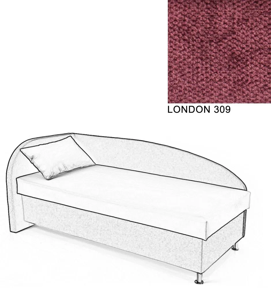 AVA NAVI, ĽAVÁ 90x200 Varianta: LONDON 315