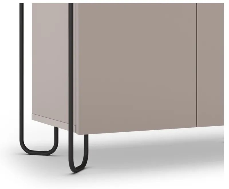 Sivo-béžová skrinka 80x80 cm Dilly – Marckeric