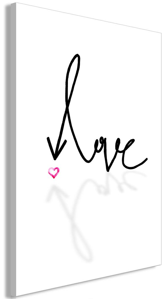 Artgeist Obraz - This is Love (1 Part) Vertical Veľkosť: 80x120, Verzia: Premium Print