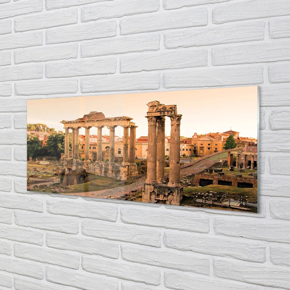 Obraz na akrylátovom skle Rím roman forum svitania 120x60 cm