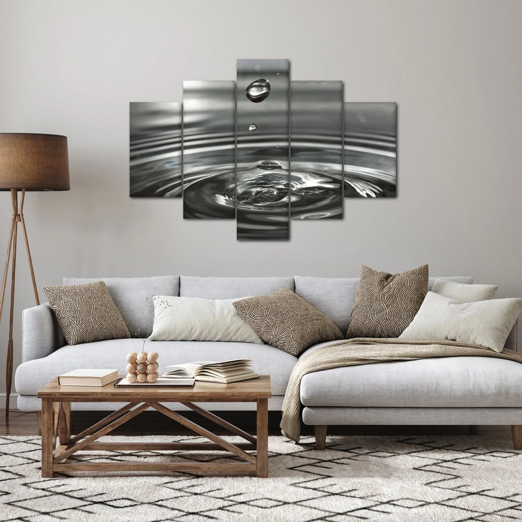 Obraz kvapky vody (150x105 cm)