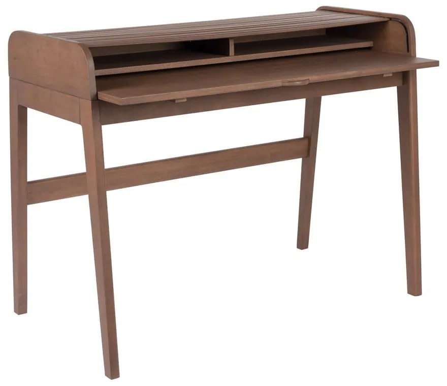 Hnedý písací stôl s výsuvnou doskou Zuiver Barbier