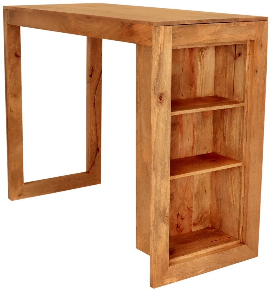 furniture-nabytek.cz - Barový jedálenský stôl z mangového dreva 140x110x60