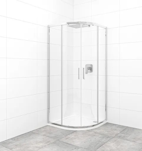 Sprchový kút štvrťkruh 80x80 cm SAT TEX SATBKTEXS80CRT