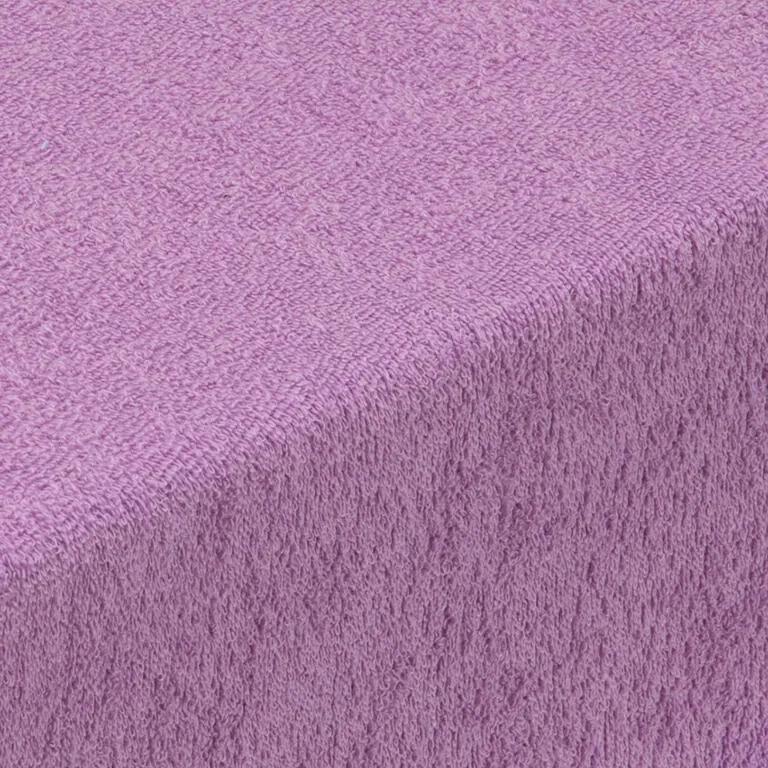 Napínacia plachta na posteľ froté EXCLUSIVE fialová 160 x 200 cm