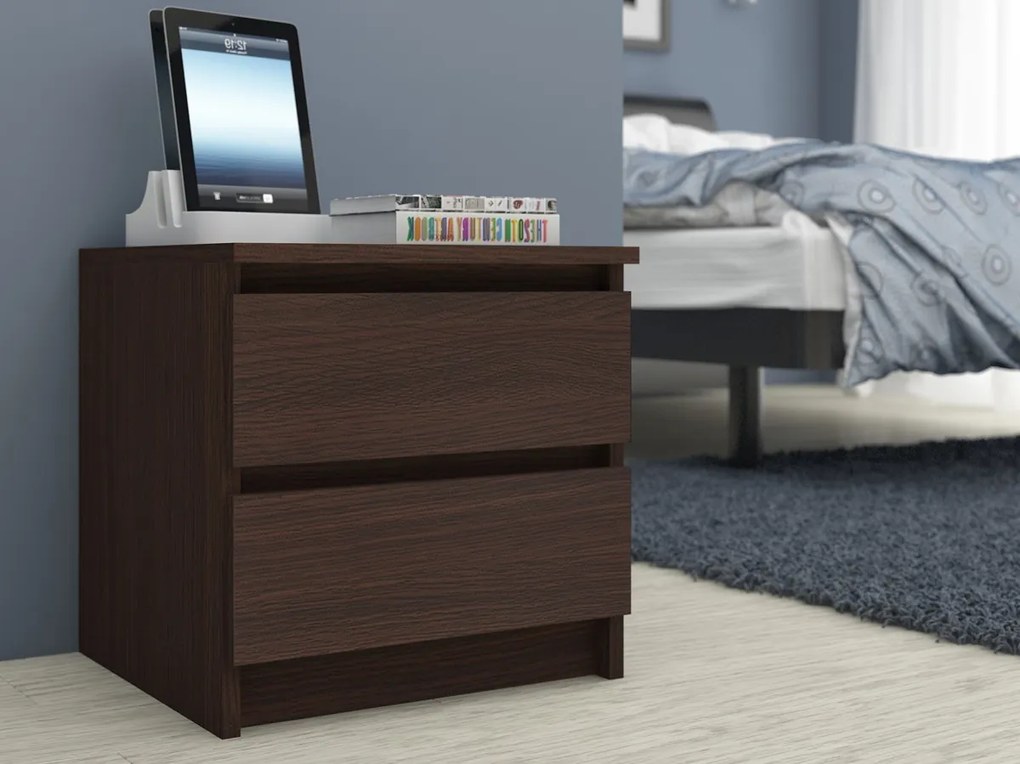 Komoda Kuba 60 cm - 2 zásuvky wenge