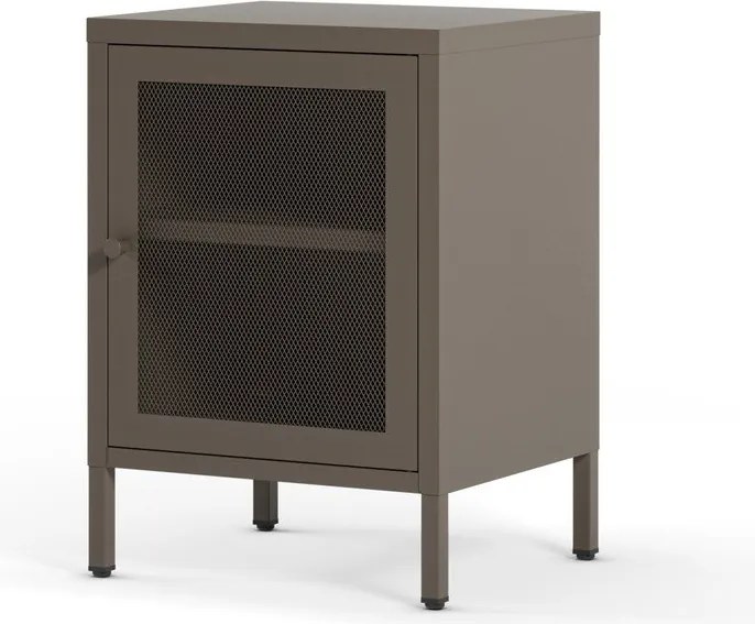 Sivý nočný stolík Fayna – Marckeric