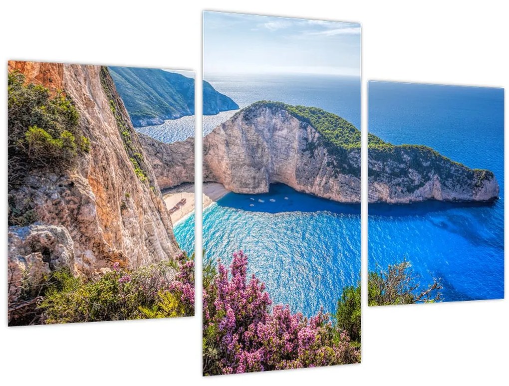 Obraz - Pláž Navagio, Grécko (90x60 cm)