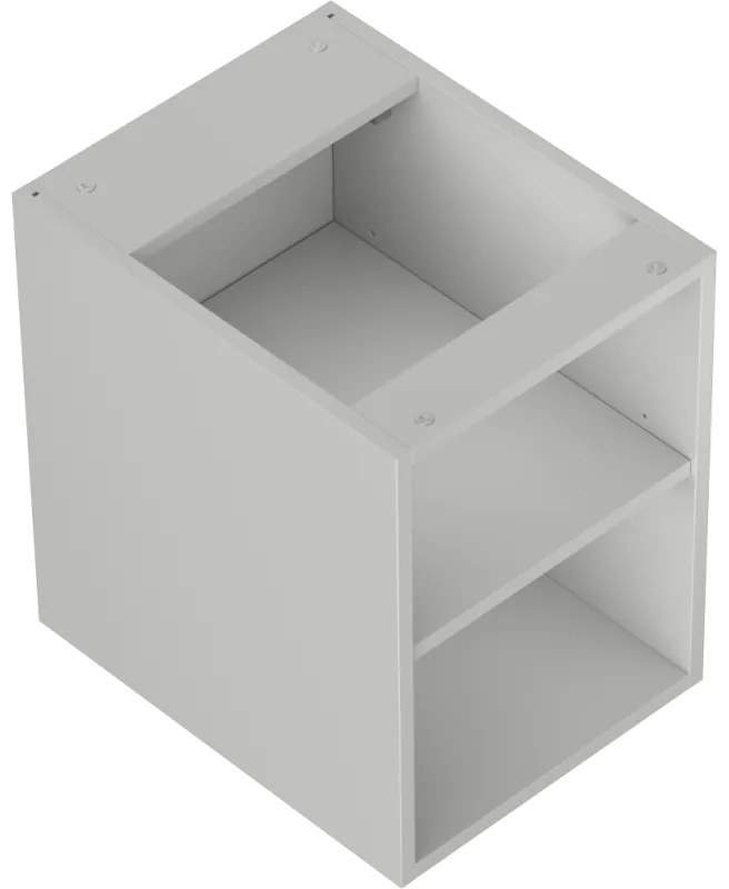 Mexen Box-A, otvorená skrinka s policou 35 cm, sivá matná, 91AX2-0350-470-0-62