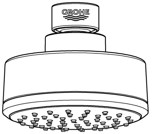 GROHE 26366001 - Sprchová hlavica RAINSHOWER 210 mm lesklý chróm