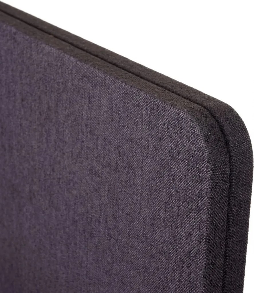 Akustický panel na stôl HWC-G75 - dvojstenná látka/textil - 60x140 - hnedo-sivá