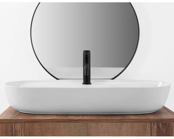 REA-U2541 - Umývadlo na dosku AURA 41x81 cm keramika/lesklá biela