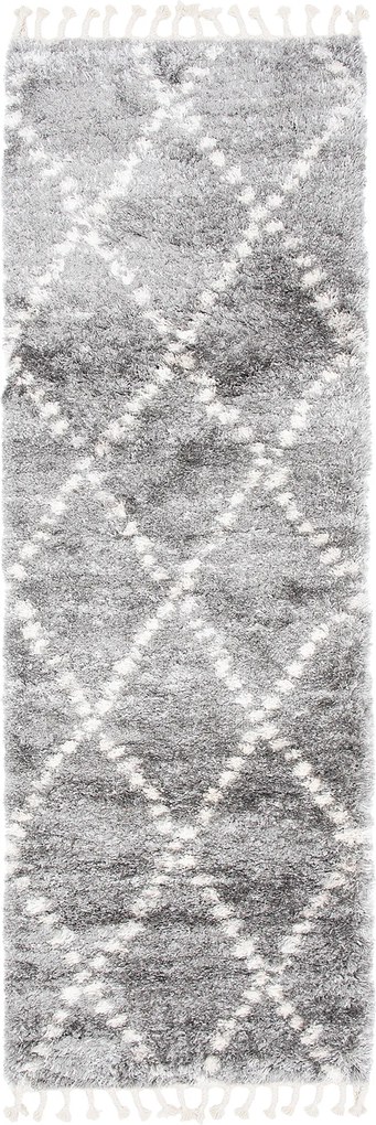 TA Koberec FN39A TMAVOSIVÁ AZTÉCKA EJF Rozmer: 80x250 cm