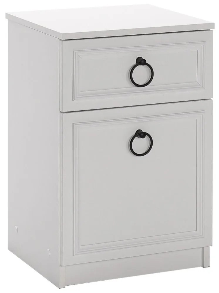 Adore Furniture Nočný stolík 63x40 cm biela 479ADR1501