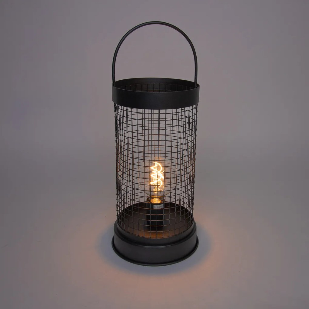 Moderná stolová lampa šedá 52 cm - Horario