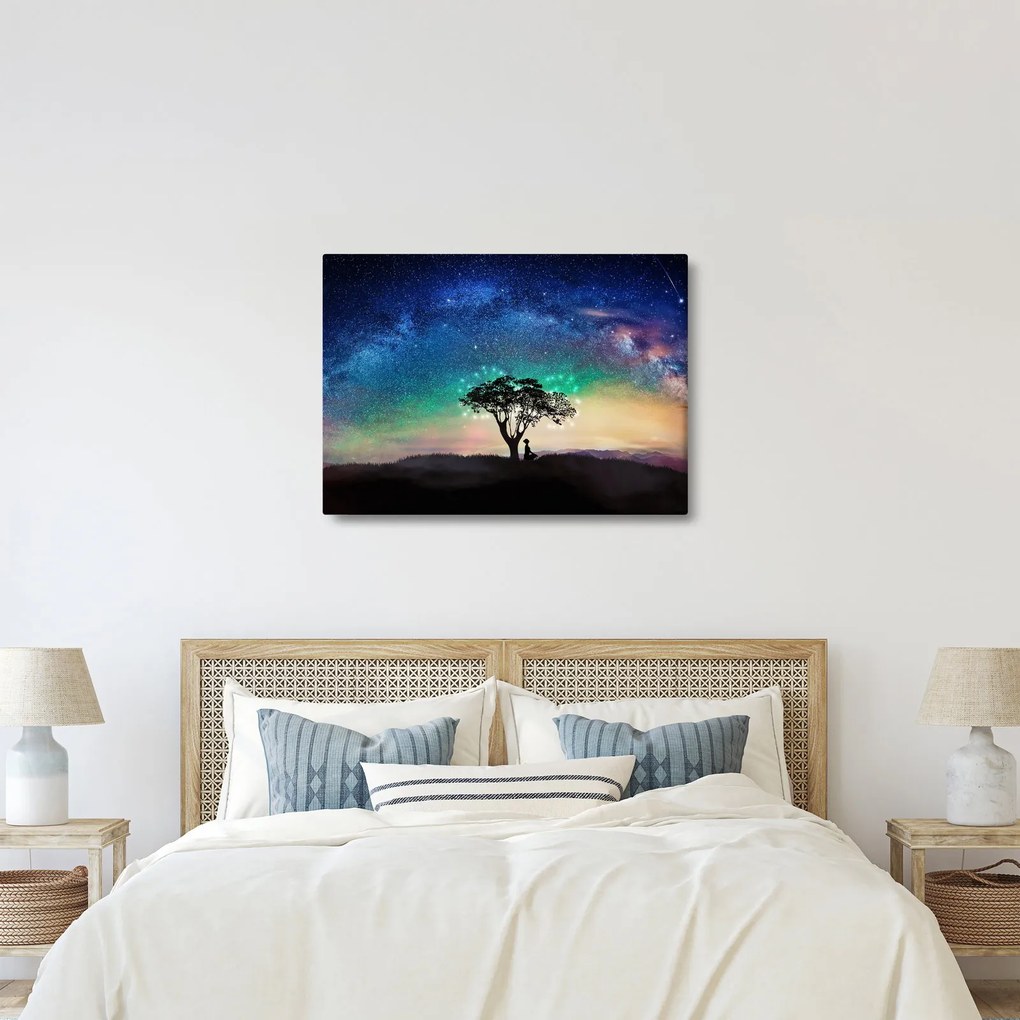 Obraz - Odpočinok pod hviezdami (70x50 cm)