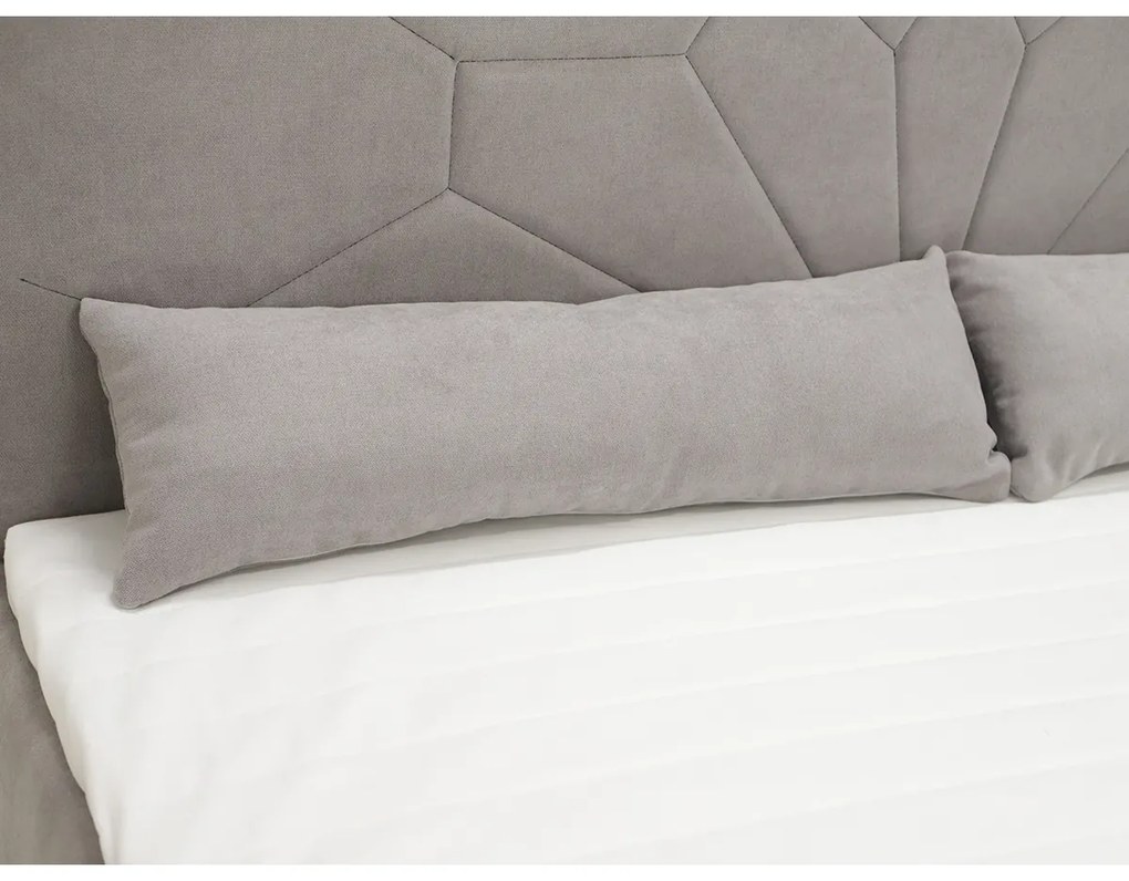 Čalúnená posteľ s úložným priestorom a matracom SOLO 160 x 200 cm Námorník