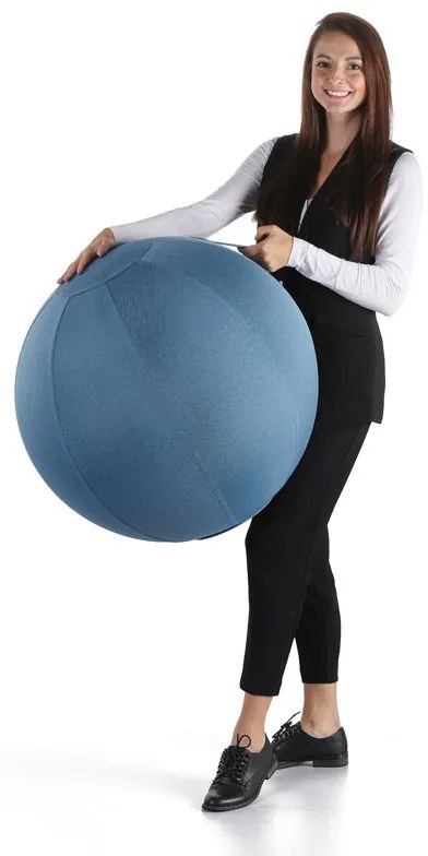 Ergonomická sedacia lopta, modrá