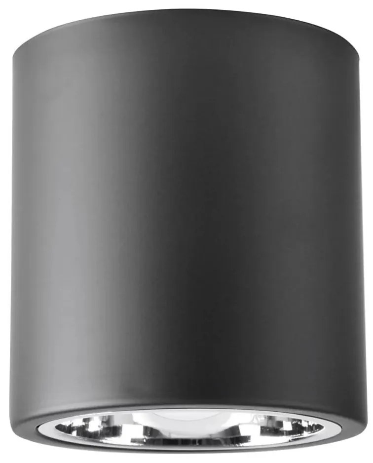 Bodové svietidlo JUPITER 1xE27/20W/230V pr. 13 cm čierna