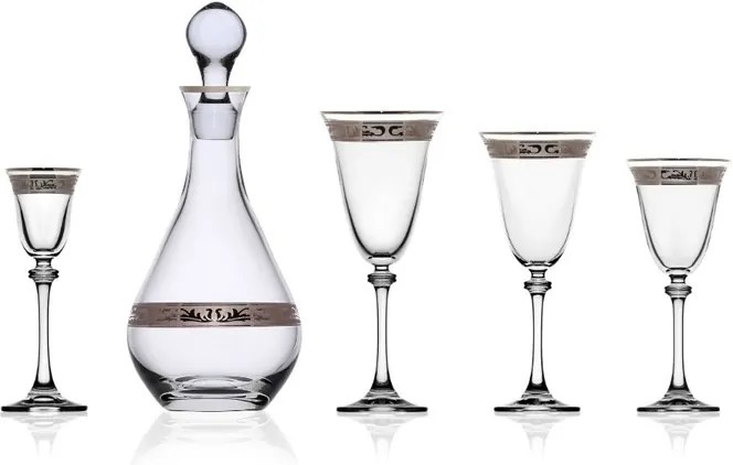 Bohemia Crystal poháre na likér Alexandra 60ml (set po 6ks)