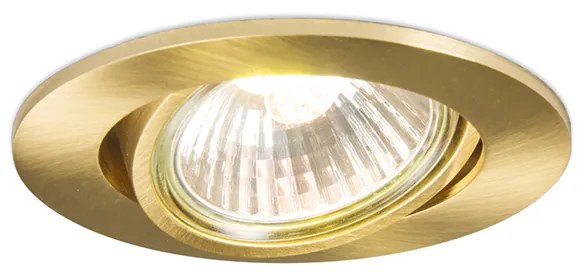 Inteligentné zapustené bodové svietidlo zlaté, naklápacie, vrátane Wifi GU10 - Cisco