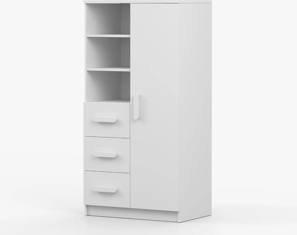 Regál SMYK - biely (viac variant)